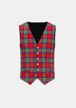 Coats Everett Tartan Waistcoat Front