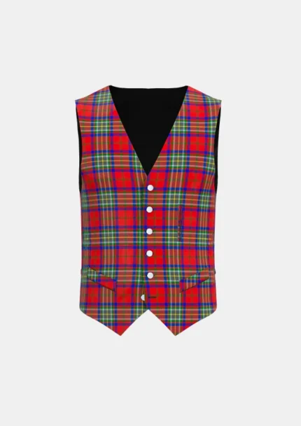 Coats Everett Tartan Waistcoat Front