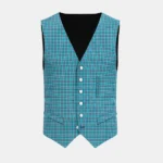 Cole-Dale Tartan Waistcoat Front