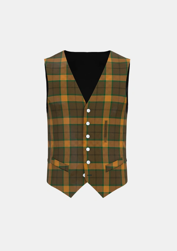 Connacht Tartan Waistcoat Front Connacht Tartan Waistcoat Front