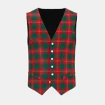 Connolly Dress Tartan Waistcoat Front