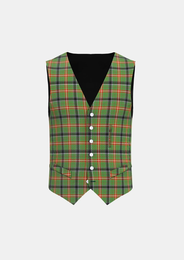 Courtemeyer Tartan Waistcoat Front Courtemeyer Tartan Waistcoat Front