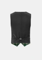 Coyle Mark Tartan Waistcoat Back