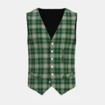 Coyle Mark Tartan Waistcoat Front
