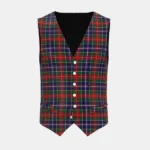 Crozier Tartan Waistcoat Front