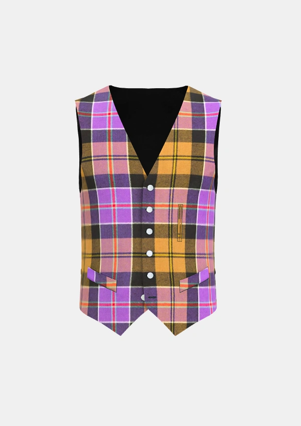 Culloden Tartan Waistcoat Front Culloden Tartan Waistcoat Front
