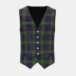 Cunningham Hunting Tartan Waistcoat Front