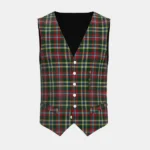 Currie of Arran Tartan Waistcoat Front