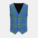 Dallas Tartan Waistcoat Front
