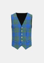 Dallas Tartan Waistcoat Front