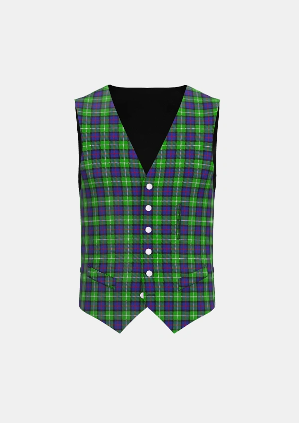 Davidson of Tulloch Tartan Waistcoat Front Davidson of Tulloch Tartan Waistcoat Front