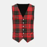 Dean Brae Tartan Waistcoat Front