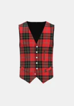 Dean Brae Tartan Waistcoat Front