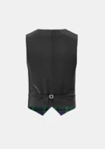Deloughery Paul Tartan Waistcoat Back