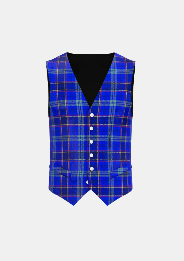 Dempster Tartan Waistcoat Front Dempster Tartan Waistcoat Front