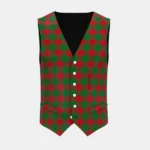 Dewar Tartan Waistcoat Front