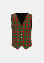 Dewar Tartan Waistcoat Front