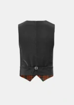 Docherty William Thomas Tartan Waistcoat Back