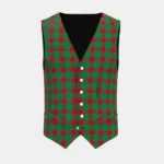 Donachie Tartan Waistcoat Front
