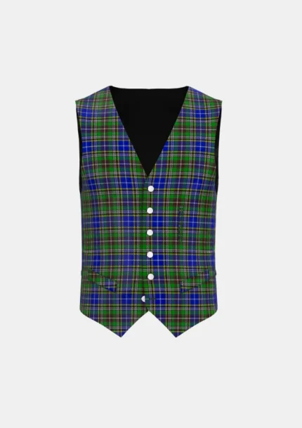 Dowling Tartan Waistcoat Front