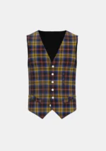 Dublin County Crest Range Tartan Waistcoat Front