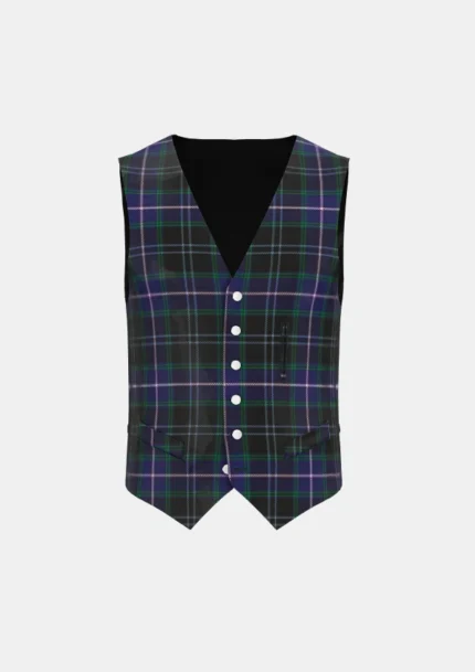 Dugan Tartan Waistcoat Front