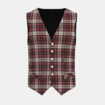 Dunkeld Tartan Waistcoat Front