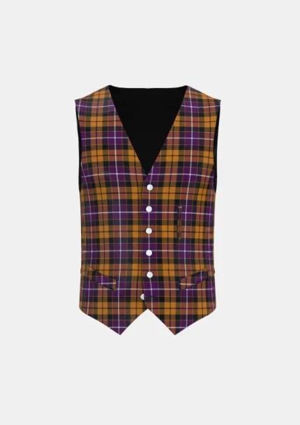 Dutch Tartan Waistcoat Front