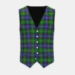 East Lothian Tartan Waistcoat Front