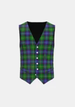 East Lothian Tartan Waistcoat Front