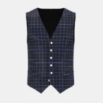 Edgar Tartan Waistcoat Front