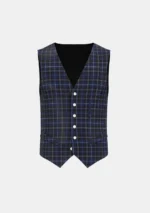 Edgar Tartan Waistcoat Front
