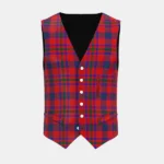 Fiddes Tartan Waistcoat Front