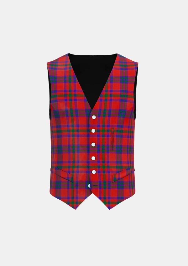 Fiddes Tartan Waistcoat Front Fiddes Tartan Waistcoat Front