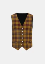 Finnegan Tartan Waistcoat Front