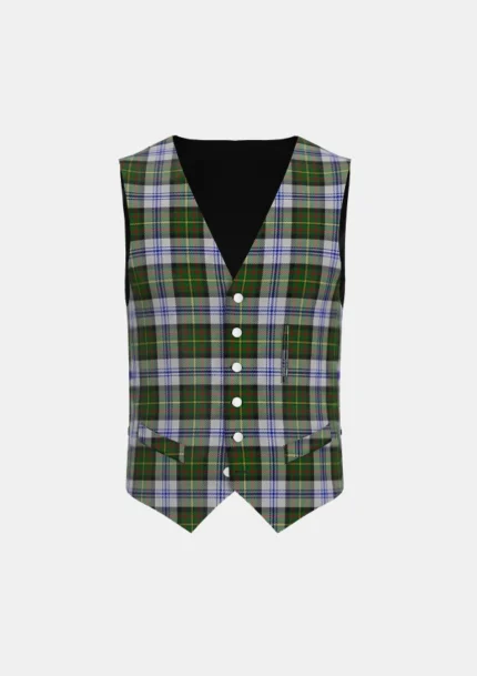 Firth of Tay Tartan Waistcoat Front