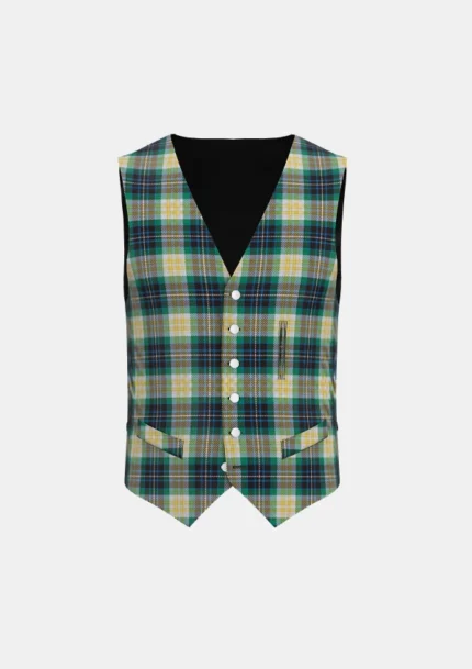 Fitzpatrick Tartan Waistcoat Front