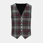 Flynn Tartan Waistcoat Front