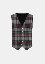 Flynn Tartan Waistcoat Front