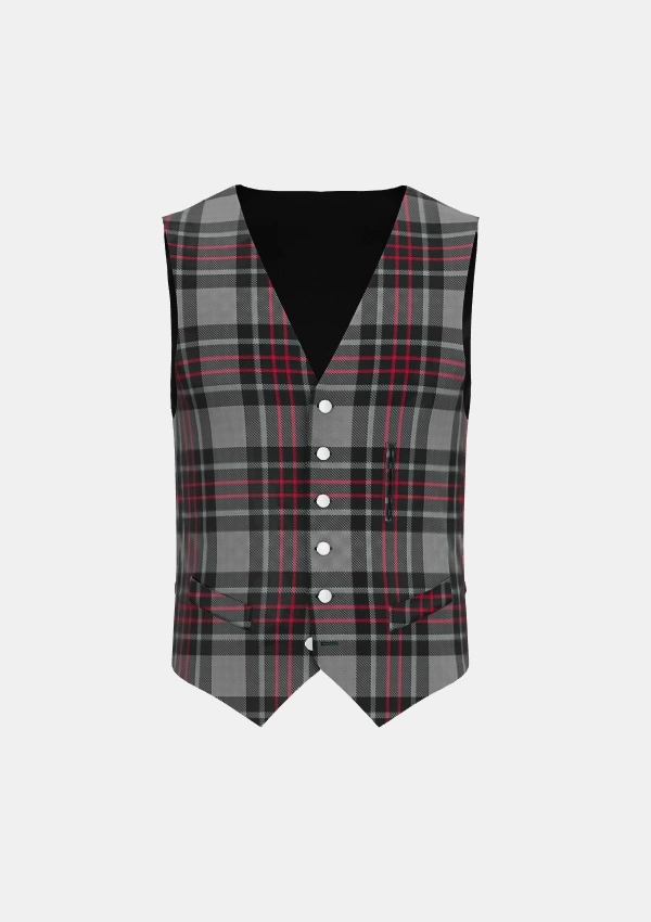 Flynn Tartan Waistcoat Front Flynn Tartan Waistcoat Front