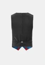 Frame Tartan Waistcoat Back