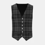 Freedom of Scotland Tartan Waistcoat Front
