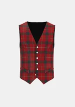 Galway County Tartan Waistcoat Front