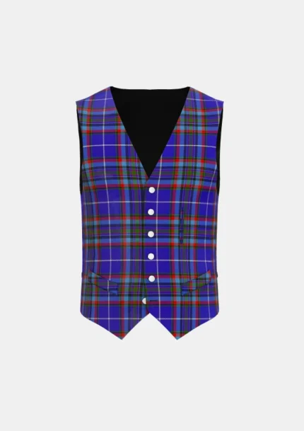 Gemmell of Dumfries & Galloway Tartan Waistcoat Front