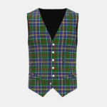 Glasgow City of Culture Tartan Waistcoat Front