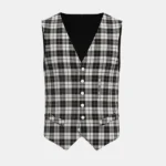 Gleneagles Tartan Waistcoat Front