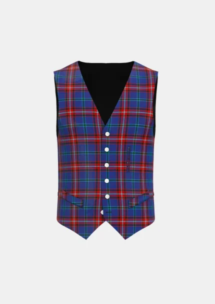 Glenn Tartan Waistcoat Front