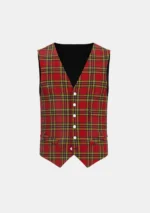 Glennie Tartan Waistcoat Front