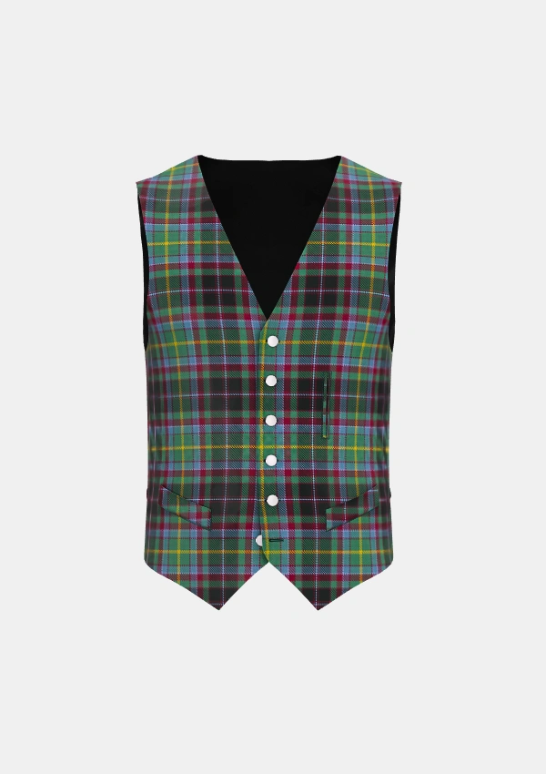Gordonstoun Tartan Waistcoat Front Gordonstoun Tartan Waistcoat Front