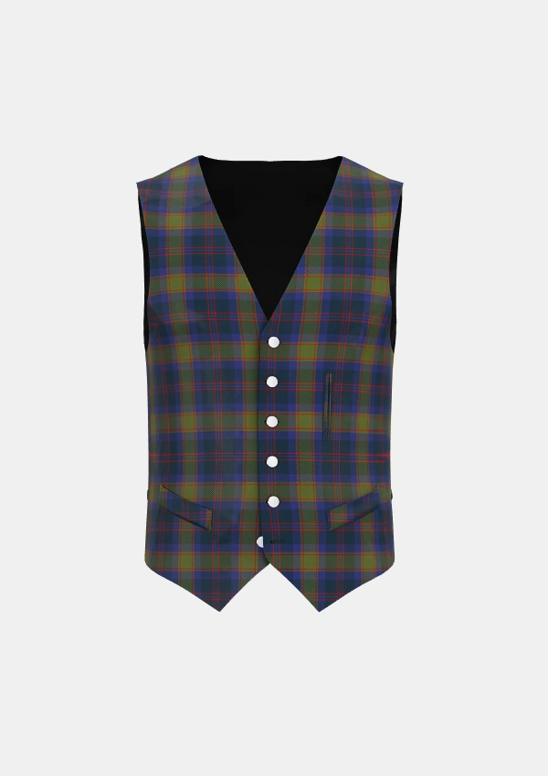 Grampian Tartan Waistcoat Front Grampian Tartan Waistcoat Front